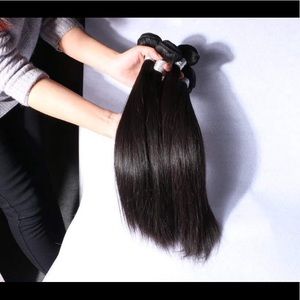 Brazilian Remy Silky Human Hair Extension 1b